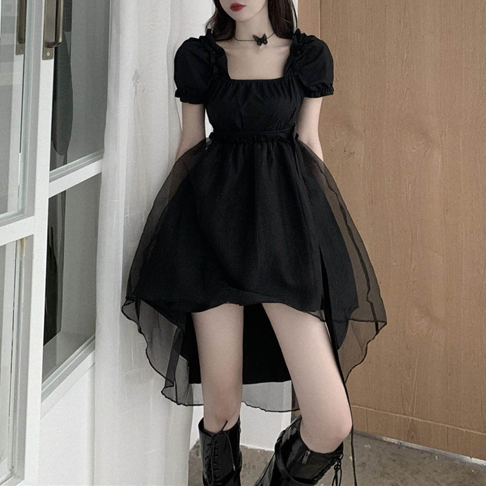 emo prom dress