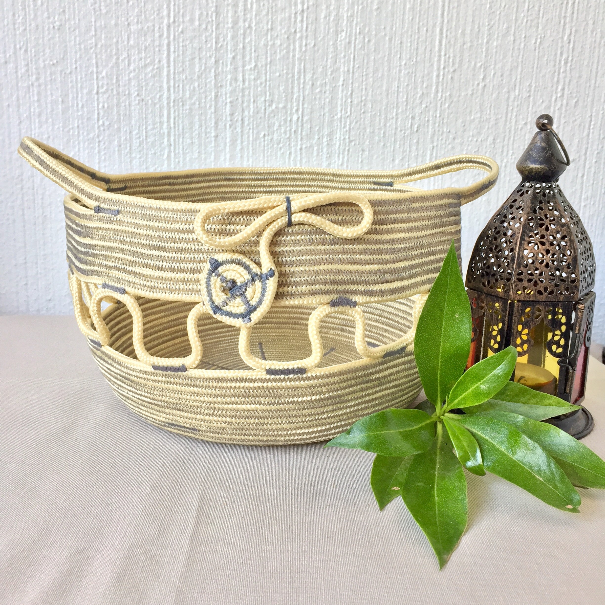 Cesta almacenamiento/decorativa | Etsy