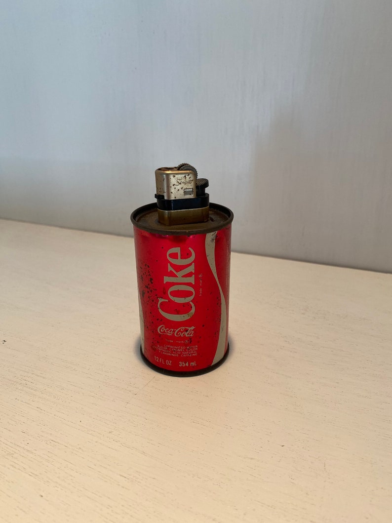 Collectable vintage Coca Cola can lighter-