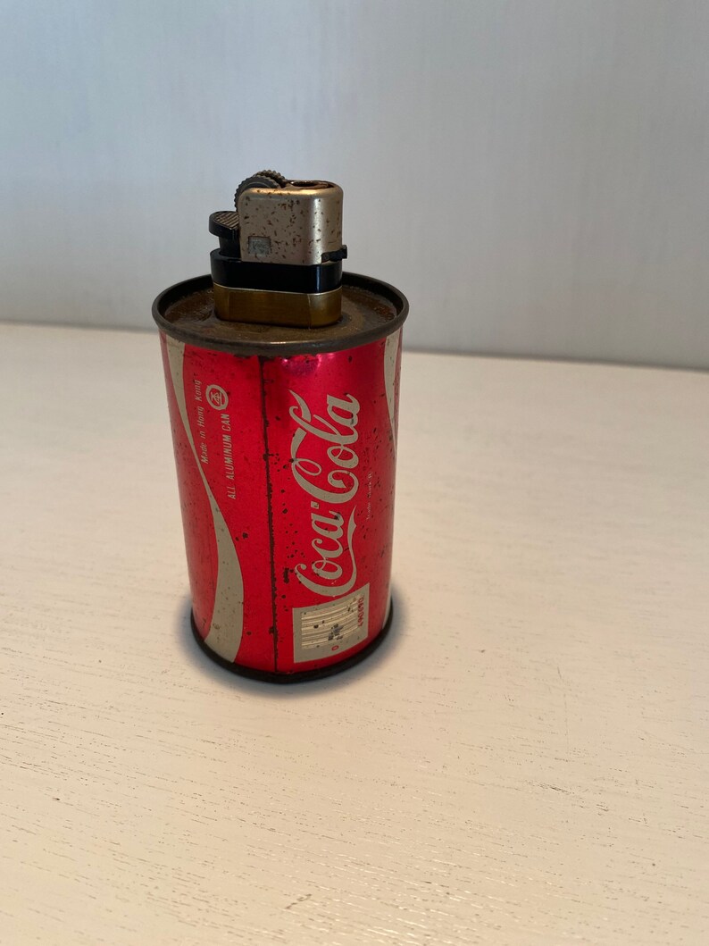 Collectable vintage Coca Cola can lighter-