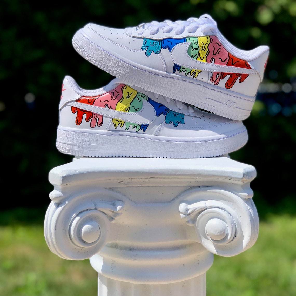 custom air force 1 rainbow