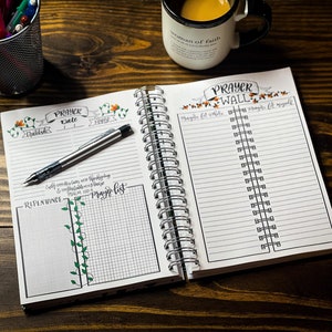 Bönedagbok för uppmaning: Anteckningsbok om tacksamhet för kristna kvinnor