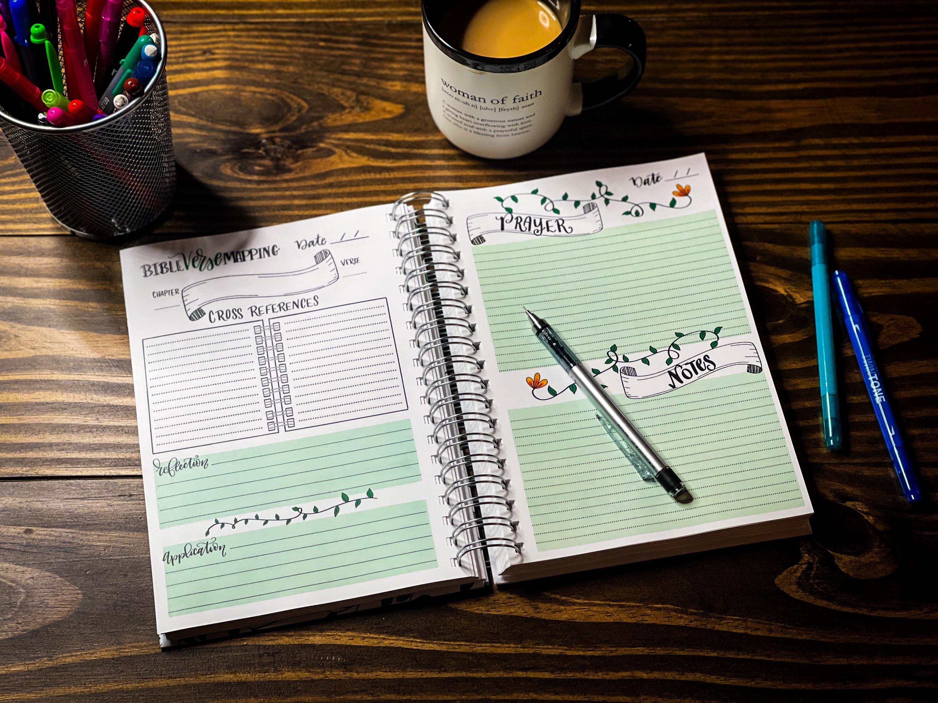 Bible verse mapping journal bible study journal bible study tools for