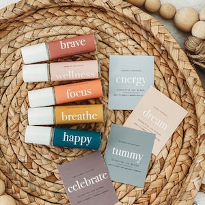 Modern Roller Printable Labels
