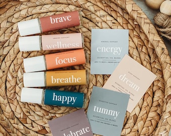 Modern Roller Printable Labels