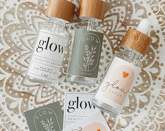 Glow Serum Label