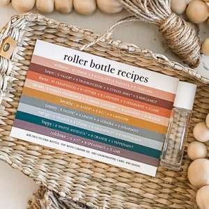 Modern Printed Recipe Card Pack