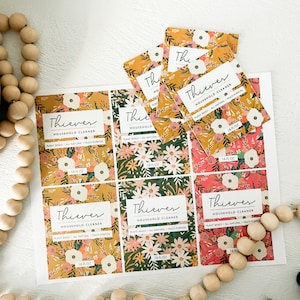 Spring Thieves Cleaner Label Set
