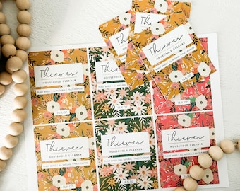 Spring Thieves Cleaner Label Set