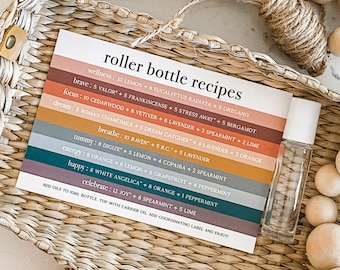 Modern Printable Recipe Card