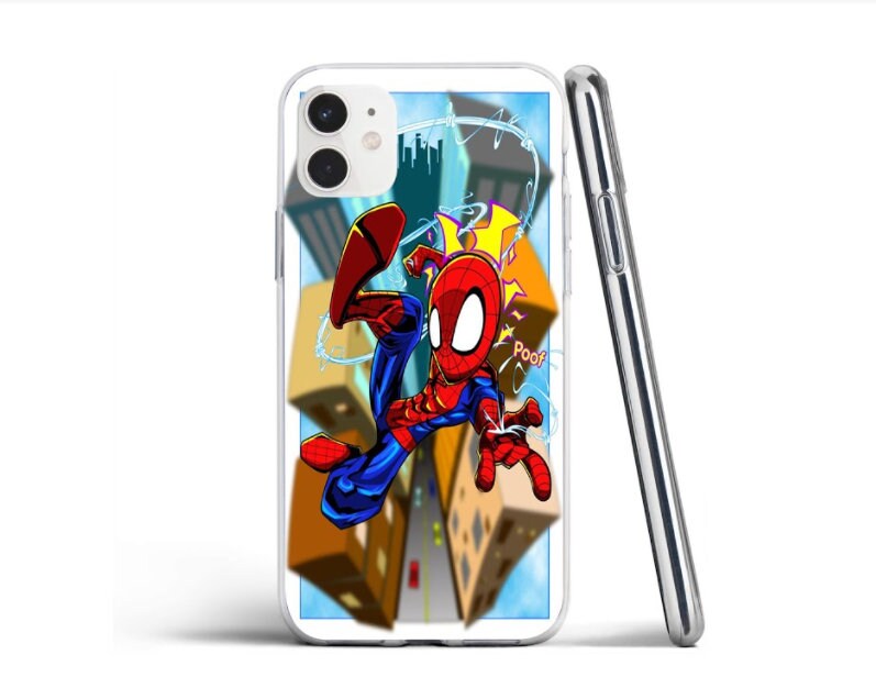 Spider Man Phone Case For iPhone 11 12 Mini Pro Max Cute Etsy