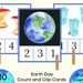 Planets Count and Clip Cards, Solar System Counting Clip Cards ...