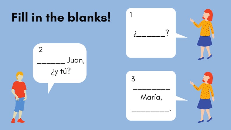 Complete Spanish Lesson Saying Hello