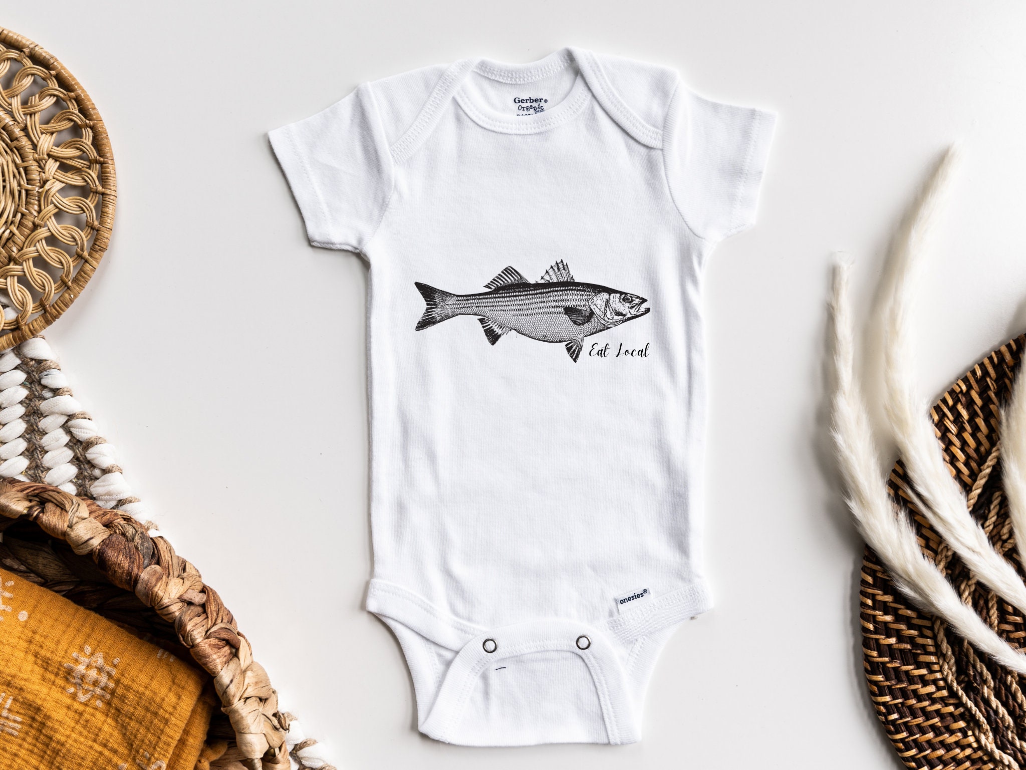 Bass Onesie® Fishing Bodysuit Fishing Newborn Outfit Baby Etsy