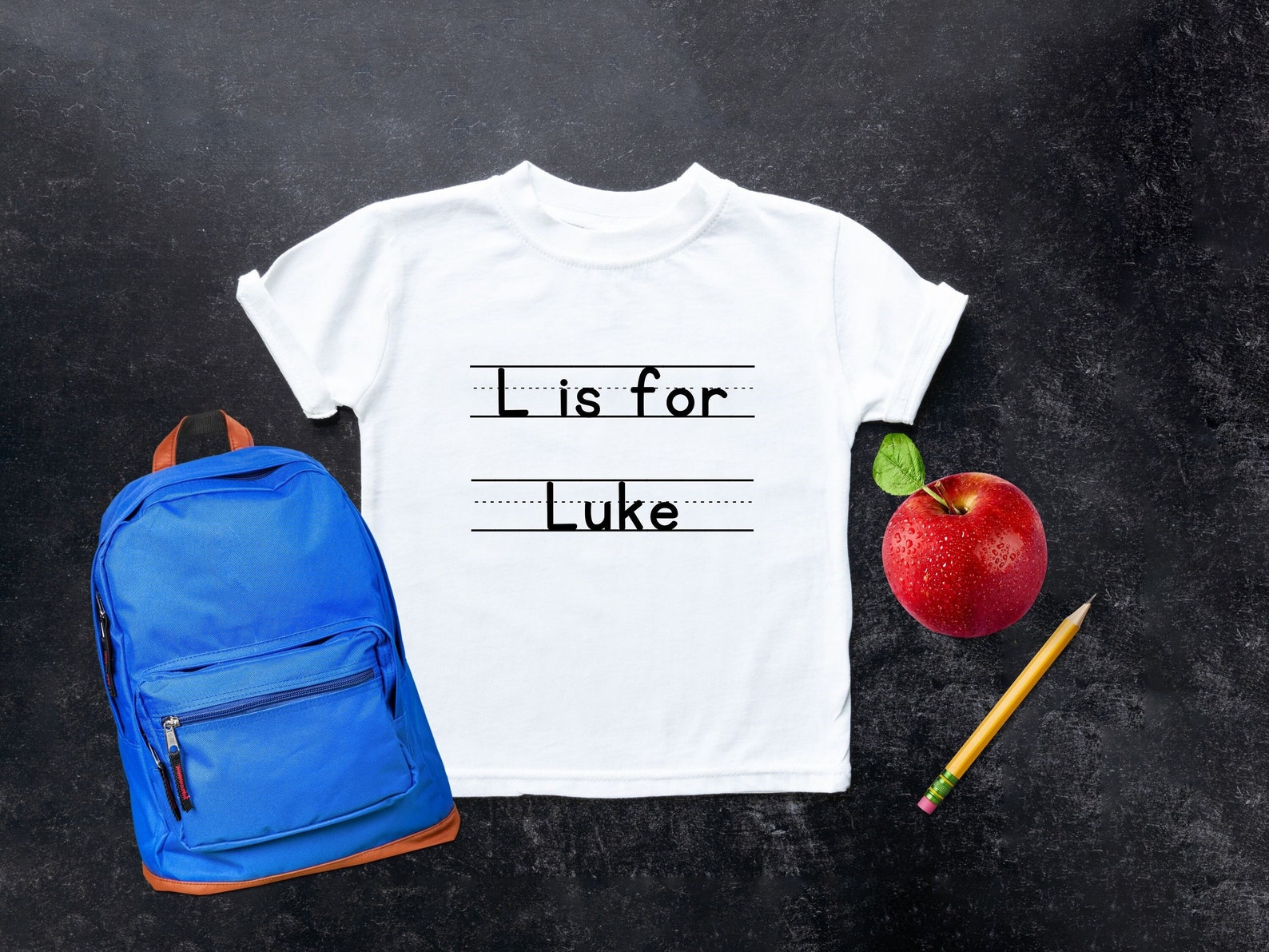 Back to school shirt with name shirt boy name girls Etsy