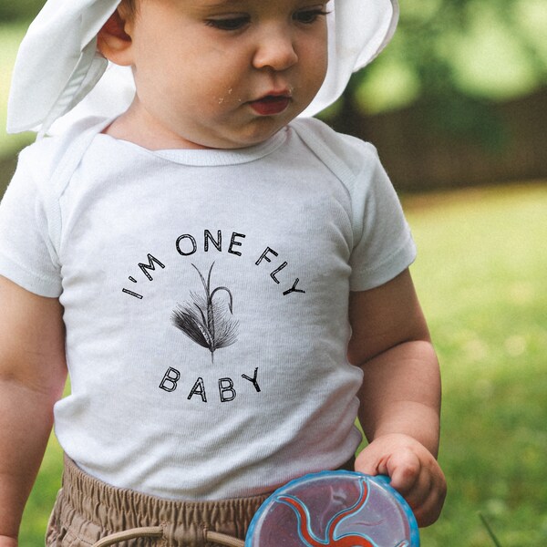 Baby Fishing Onesie - Fire Camo Pattern Bodysuit For Newborns & Infants