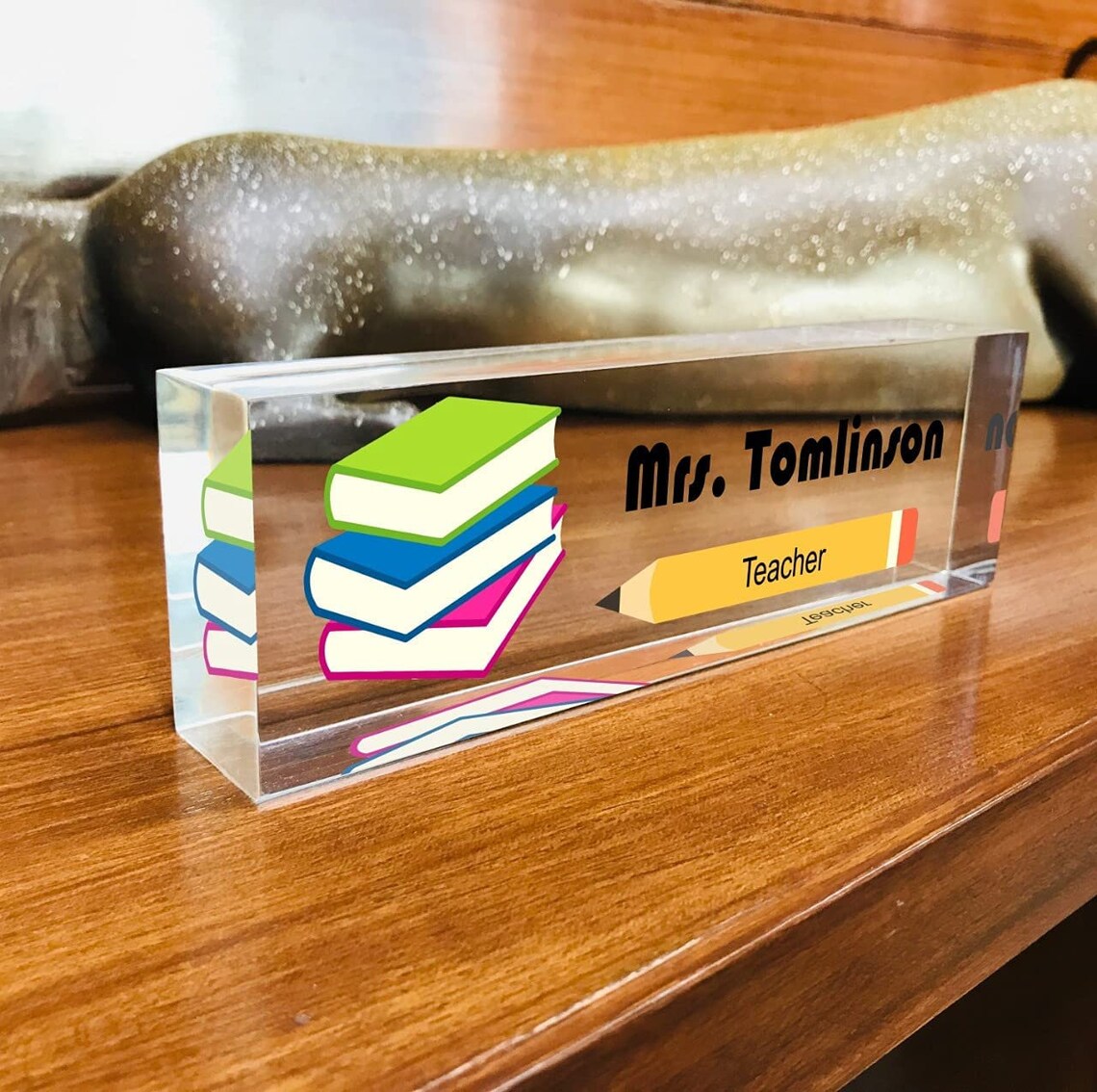 Personalized Name Plate for Teachers Custom Sings for Teacher