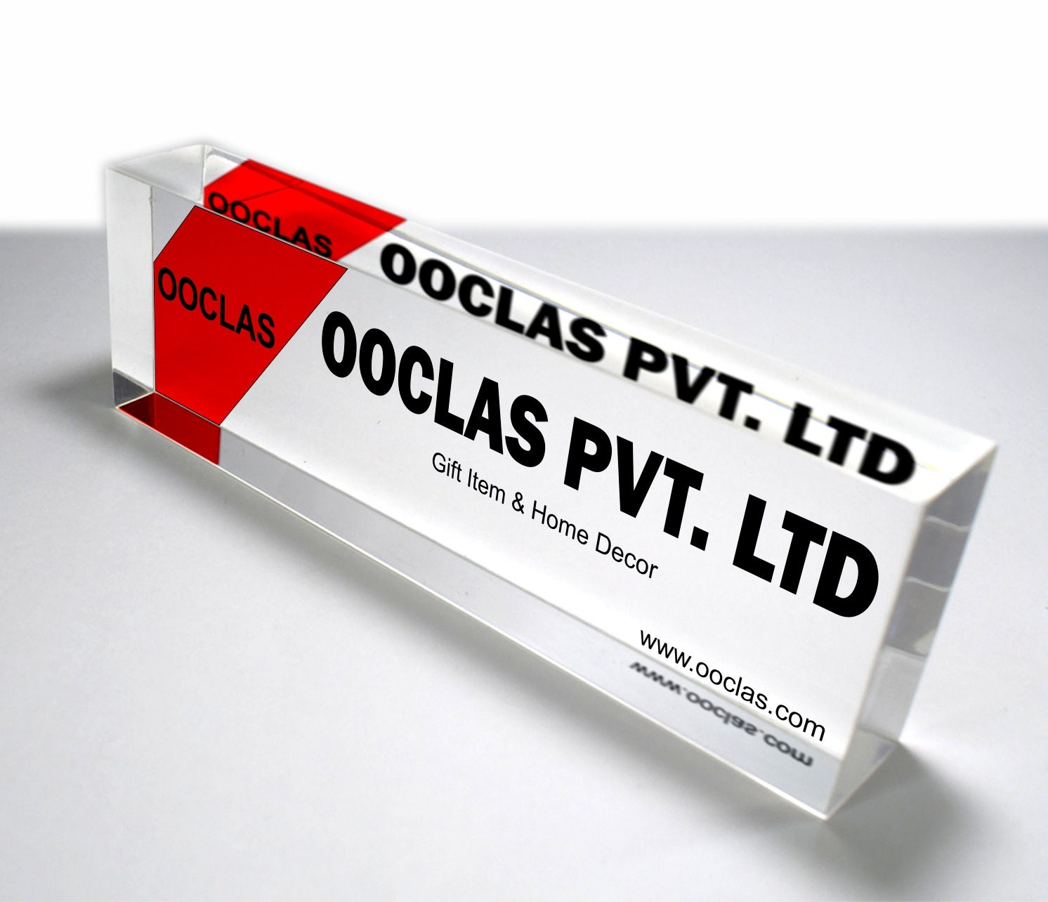 Office Desk Name Plate Personalized | Company Name Plates for Desks on ...