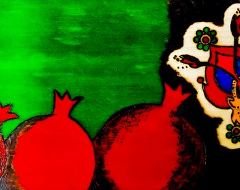 Yalda painting | Etsy