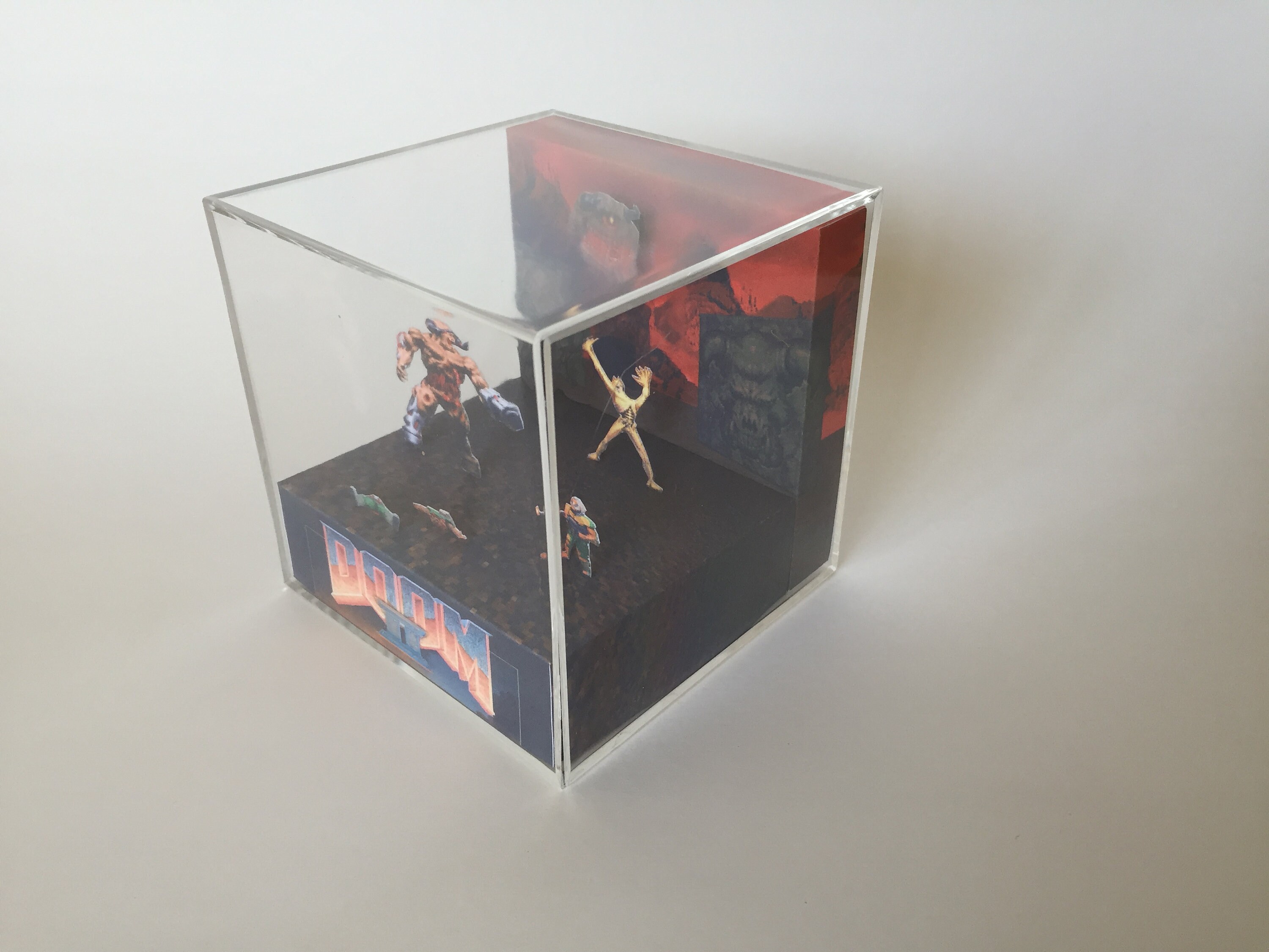 Doom 2 Battle in the Inferno Shadow Box Diorama Art - Etsy UK