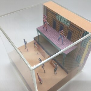 Sunset Riders Arcade Genesis Game Shadow Box Art Diorama image 9