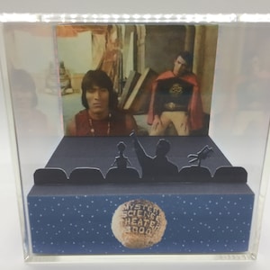 MST3K Mystery Science Theater 3000 Puma Man Shadow Box Art Diorama