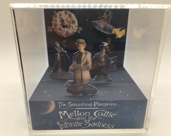 The Smashing Pumpkins Tonight Tonight Mellon Collie and Infinite Sadness Shadow Box Diorama Cube