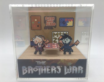 Magic the Gathering The Brother's War Urza vs. Mishra for FNM Shadow Box Diorama Cube
