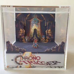 Chrono Trigger The Trial Shadow Box Diorama Art