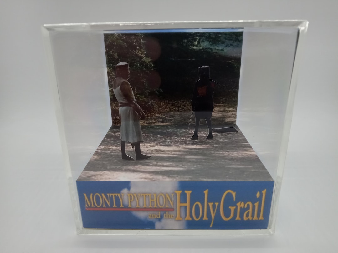 Monty Python and the Quest for the Holy Grail Shadow Box Diorama Cube ...