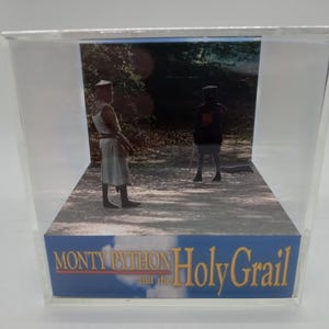 Monty Python and the Quest for the Holy Grail Shadow Box Diorama Cube