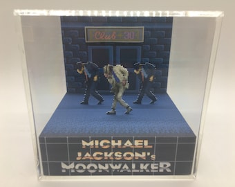 Michael Jackson's Moonwalker at Club 30 Shadow Box Diorama Cube