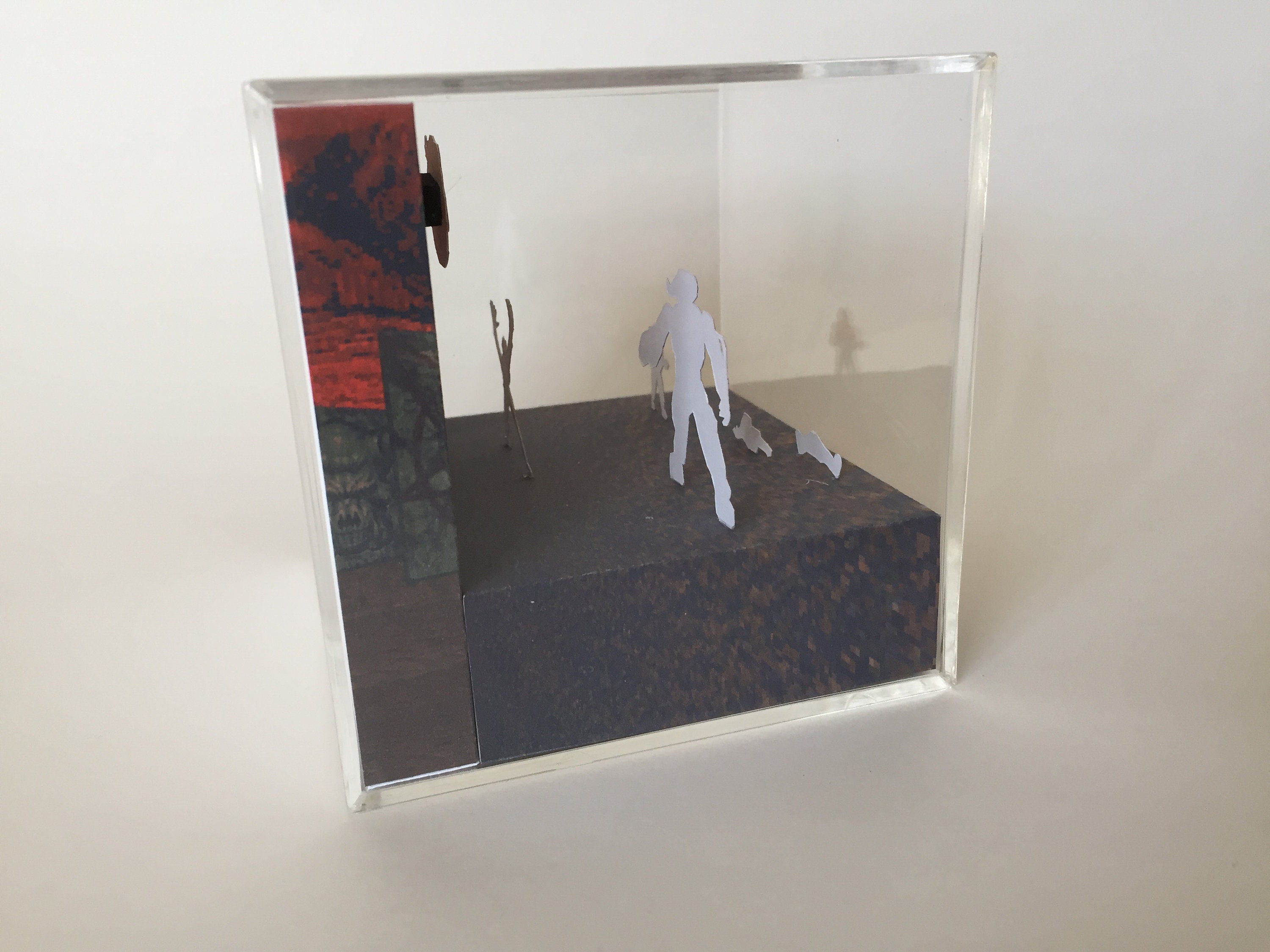 Doom 2 Battle in the Inferno Shadow Box Diorama Art - Etsy UK