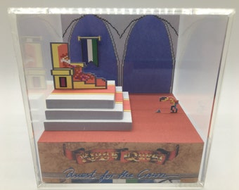 King's Quest I Quest for the Crown Shadow Box Diorama Cube