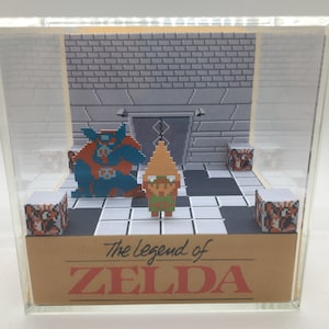 The Legend of Zelda Boss Fight with Ganon Shadow Box Diorama Cube
