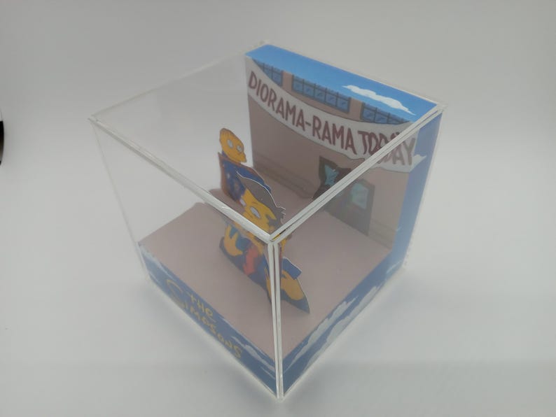 Cube Craft Simpsons Ralph The Simpsons Ralph Wiggums Sealed Star Wars Diorama Rama Shadow Box ...