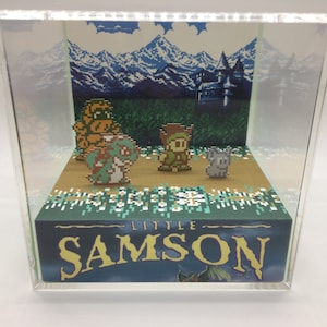 Little Samson and friends Intro and Ending Shadow Box Diorama Cube