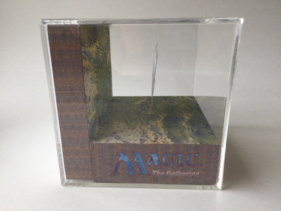 Black Lotus Magic the Gathering Shadow Box Diorama Cube