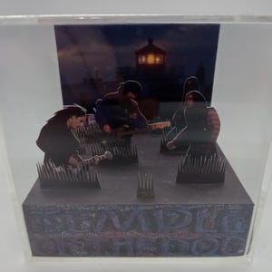 Temple of the Dog Hunger Strike Shadow Box Diorama Art