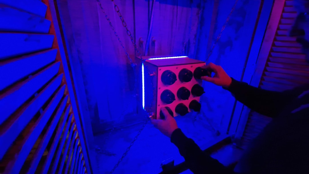 Cube With Vintage Rotary Switches, Stash and Chains - Part Pf Escape ...