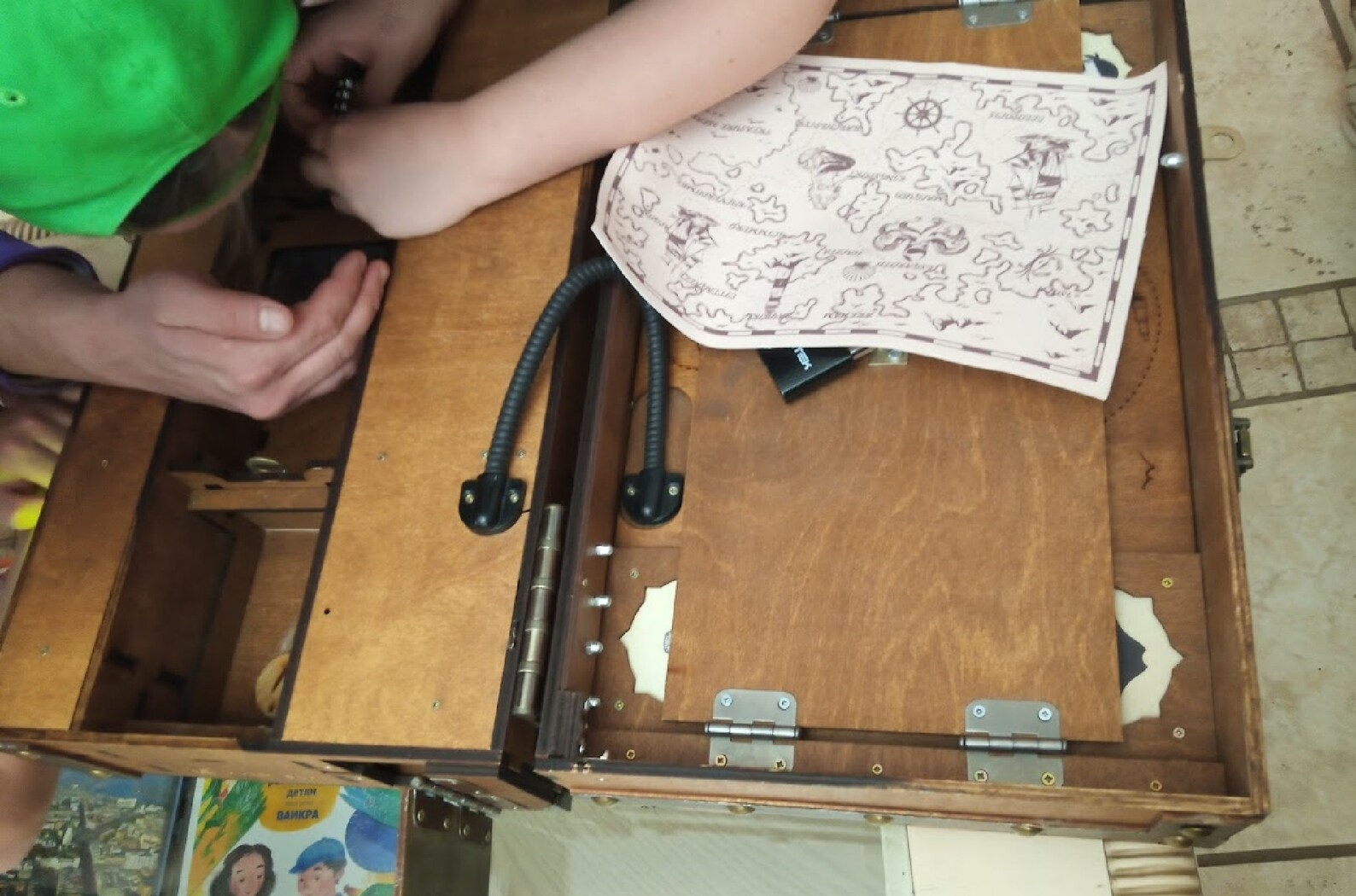 Portable escape room. Puzzle game box. Quest Box Etsy