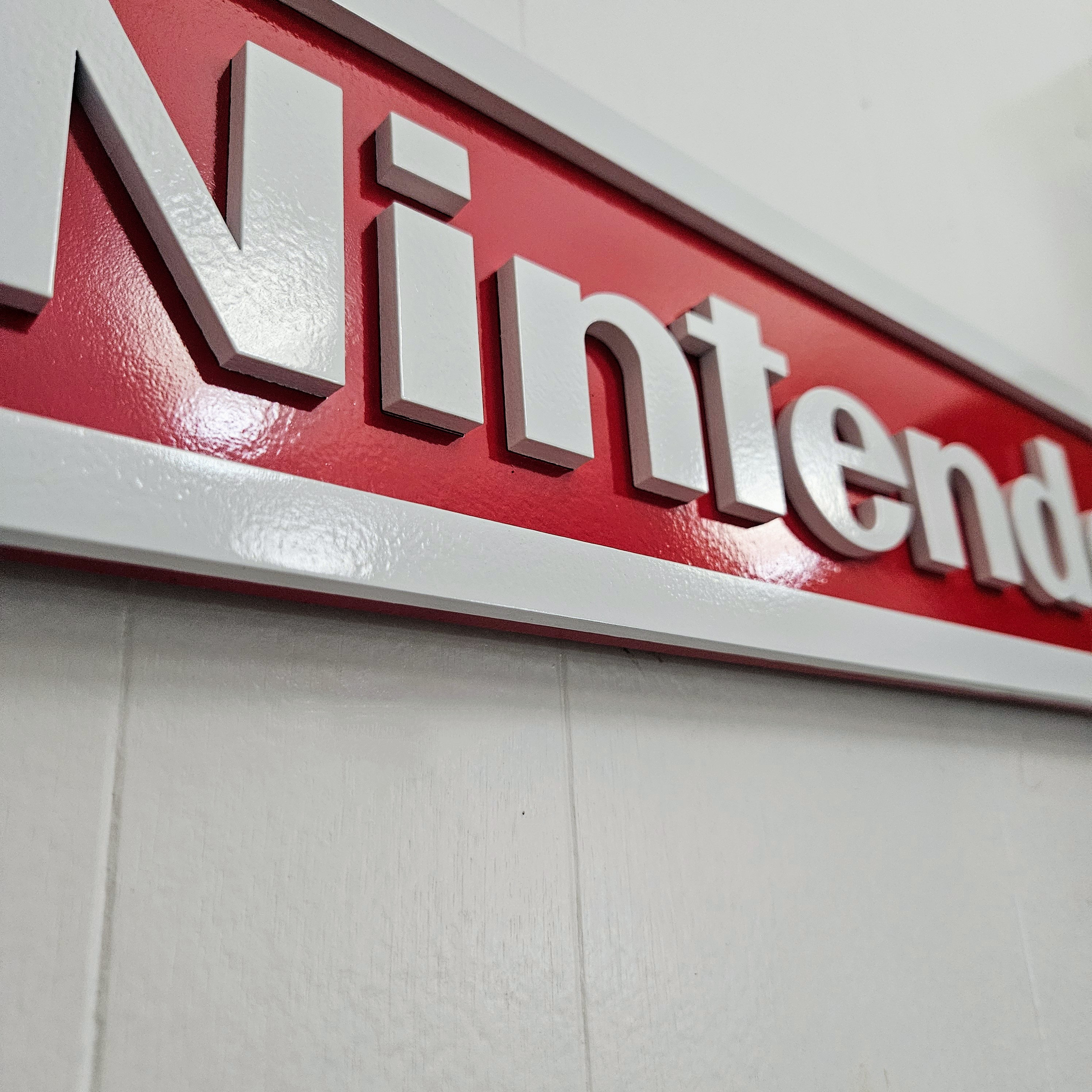 Nintendo Logo / Handmade 3D Wall Art Sign - Etsy