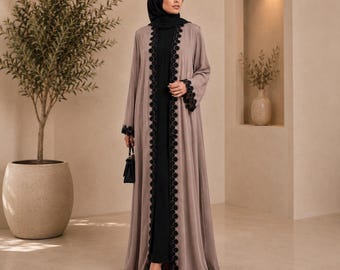 Sauda-beige abaya