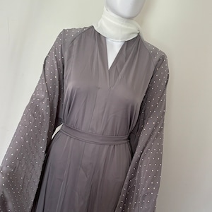 Abaya for Women/ Eid Abaya/Ramadan Abaya/Abaya set/ Women’s Abaya/Satin Abaya Dress/Nikkah Dress/