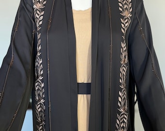 Abaya de Dubaï pour femme, abaya brodée, abaya pour le ramadan, abaya de l'Aïd,