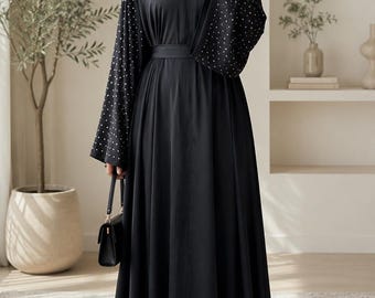 Zaina zwarte abaya