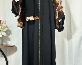 Muslim Dress, Islamic Dress, Maxi Dress, Long Abaya, Dubai Abaya, Turkish Dress, Kaftan, Turkish Abaya, Jilbab, Abaya Gown, Open abaya