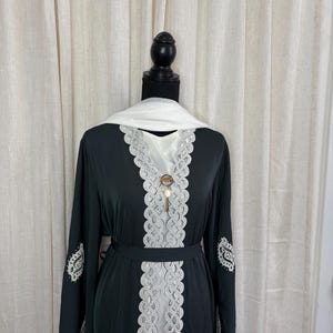 Elegant Silk Abaya, Eid outfit,Muslim Dress,Dubai Abaya/abaya for women/ramadan gift/Abaya/Gray Abaya/Dark Green Abaya/Umrah Abaya/Eid abaya