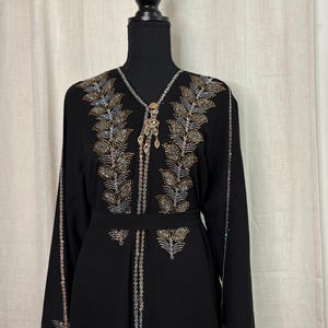 Moderne schwarze Abaya / Stein gestickte Abaya | Abaya/ Eid Abaya/ Ramadan Geschenk/Abaya/Abaya für Frauen/Nikkah Kleid/Muslimah Abaya/Dubai Abaya