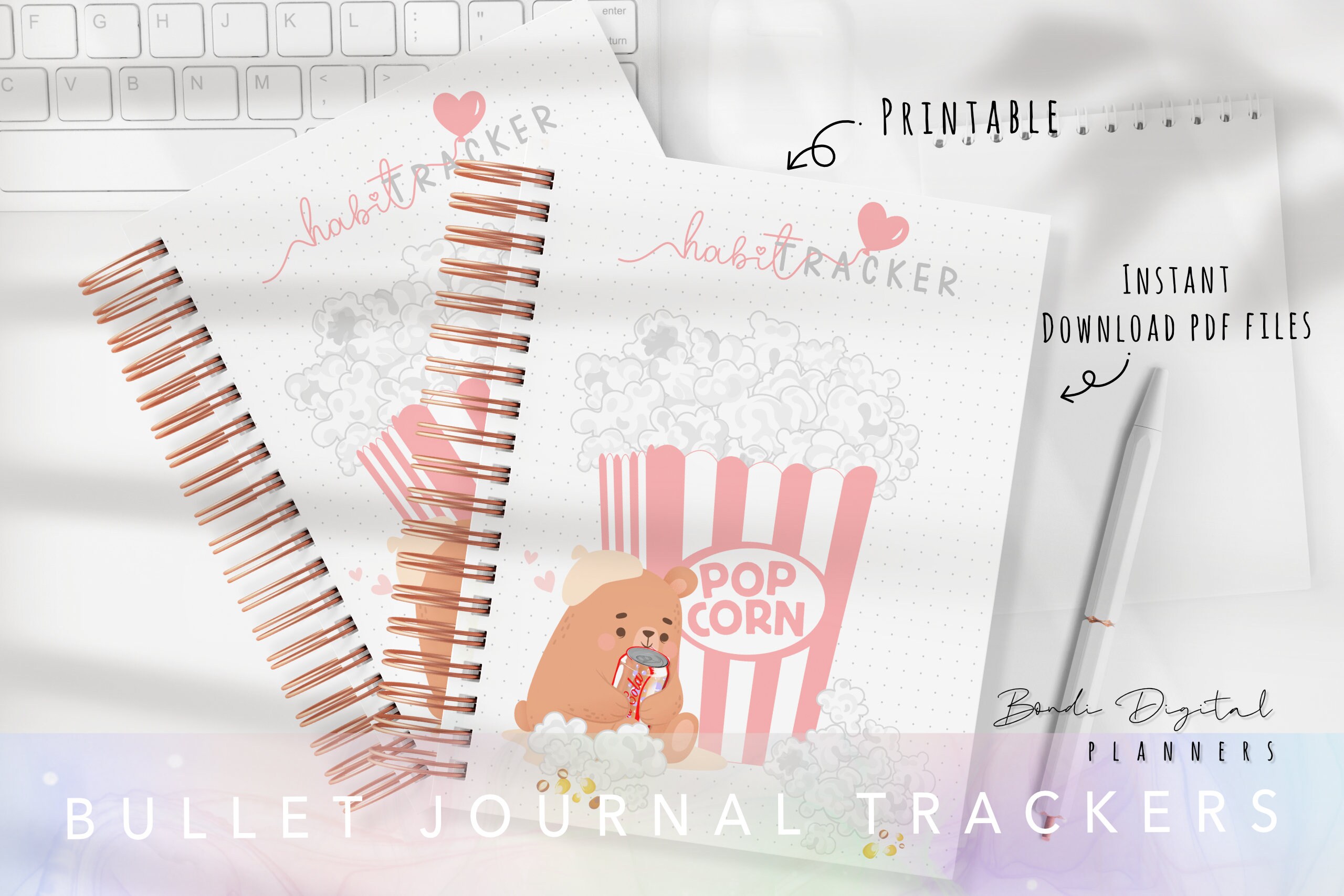 Printable Bullet Journal 2024 BUJO Trackers Digital - Etsy